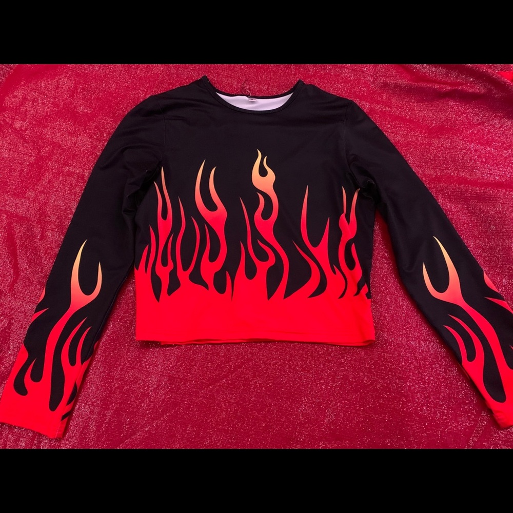 Long sleeve fire shirt